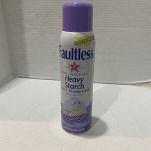 Faultless Heavy Starch Ironing Spray Starch 20oz Extra Crisp Hard To Find, New